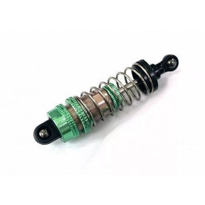 COMPLETE SHOCK SET ( FRONT ) GREEN - 1 PC - Z06 / DF06 1/14 SCALE
